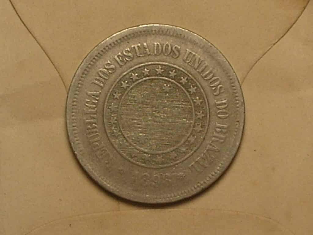 | Casa do Colecionador 100 Réis - 1898 / Império do Brasil / Mbc Bonita / cod. 700