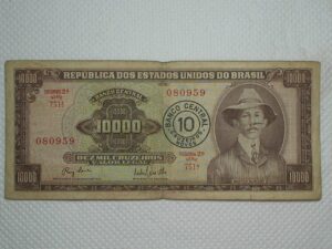 10.000 Cruzeiros C-127 / Santos Dumont / 080959