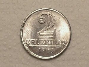 2 Cruzeiros - 1961 / Flor de Cunho / cod.590.1
