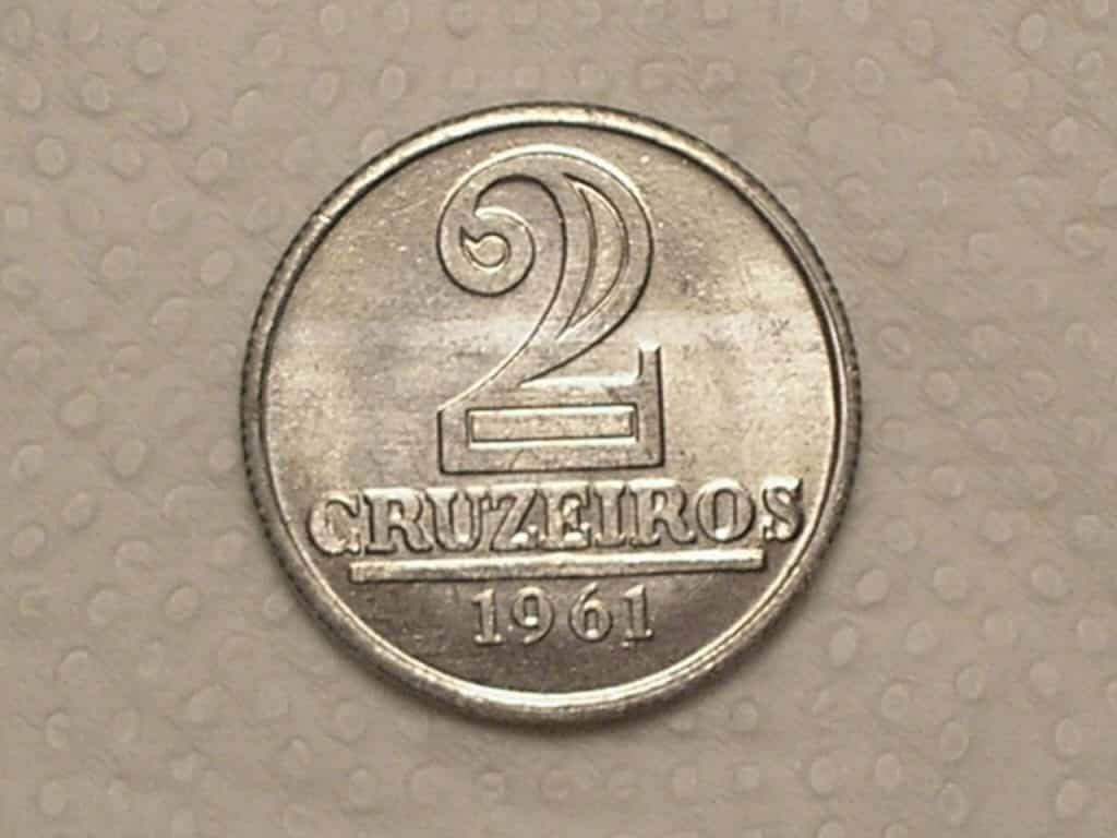 | Casa do Colecionador 2 Cruzeiros 1961 Flor De Cunho Cod5906