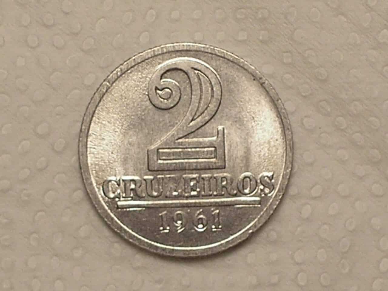 | Casa do Colecionador 2 Cruzeiros - 1961 / Flor de Cunho / cod.590.8