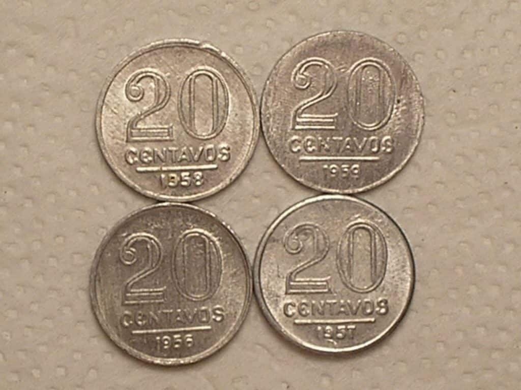 20 Centavos - 1956 / 1957 / 1958 / 1959 ... Sob/Flor / cod. 760.4