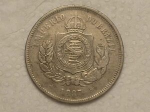200 Réis - 1887 / Data Escassa / Mbc / Cod.310.3