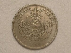 200 Réis - 1889 - Império / Data Escassa / Cod.310.1