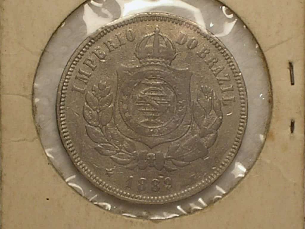 | Casa do Colecionador 200 Réis - 1889 - Império / Mbc - bonita / Data Escassa / Cod.310.4