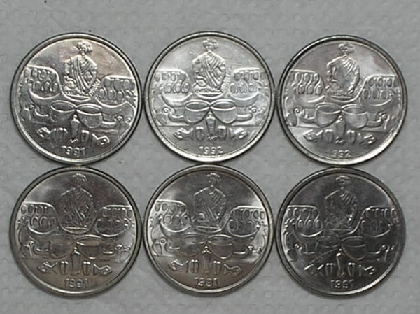 | Casa do Colecionador 6 moedas de 50 Cruzeiros - 1991 / 1992 - Bahiana / - S/Fc - / cod. 820