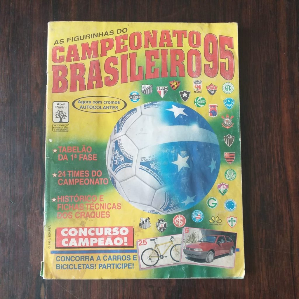 Álbum de Figurinhas - Campeonato Brasileiro 1995 (Incompleto faltando apenas 9 fig)