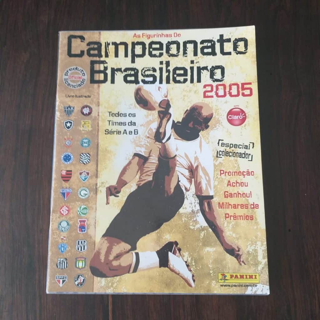 Álbum de Figurinhas - Campeonato Brasileiro 2005 (Vazio) - Edição especial de Colecionador