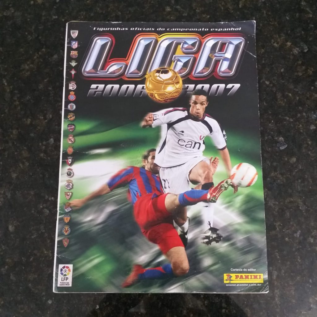 Álbum de Figurinhas - Campeonato Espanhol - Liga 2006-2007 (Incompleto com 92 fig coladas) 2006