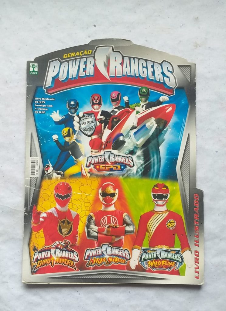 | Casa do Colecionador Álbum de Figurinhas - Geração Power Rangers (Incompleto com 61 fig coladas - SUCATA) 2006