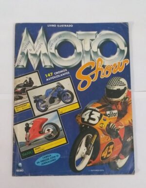 Álbum de Figurinhas - Moto Show (Incompleto com 111 fig coladas) 1991