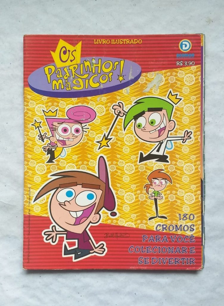 | Casa do Colecionador Álbum de Figurinhas - Os Padrinhos Mágicos! (Incompleto com 55 fig coladas - SUCATA) 2007