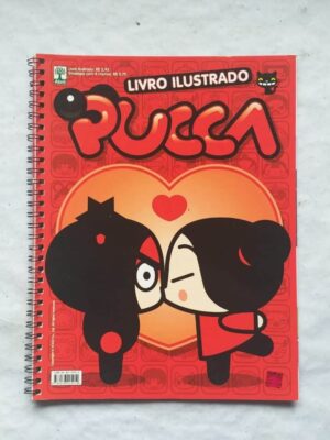 Álbum de Figurinhas - Pucca (Incompleto com 8 fig coladas) 2008