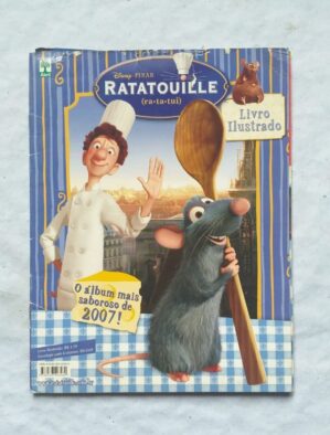Álbum de Figurinhas - Ratatouille - Disney Pixar (Incompleto com 135 fig coladas - SUCATA) 2007