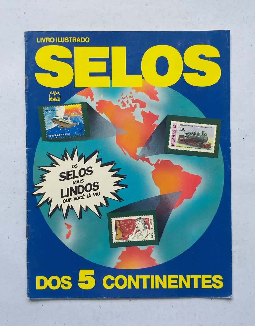 | Casa do Colecionador Álbum de Figurinhas - Selos (Incompleto com 71 fig coladas) 1991