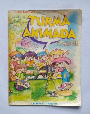 Álbum de Figurinhas - Turma Animada (Incompleto com 113 fig coladas - SUCATA) 1987