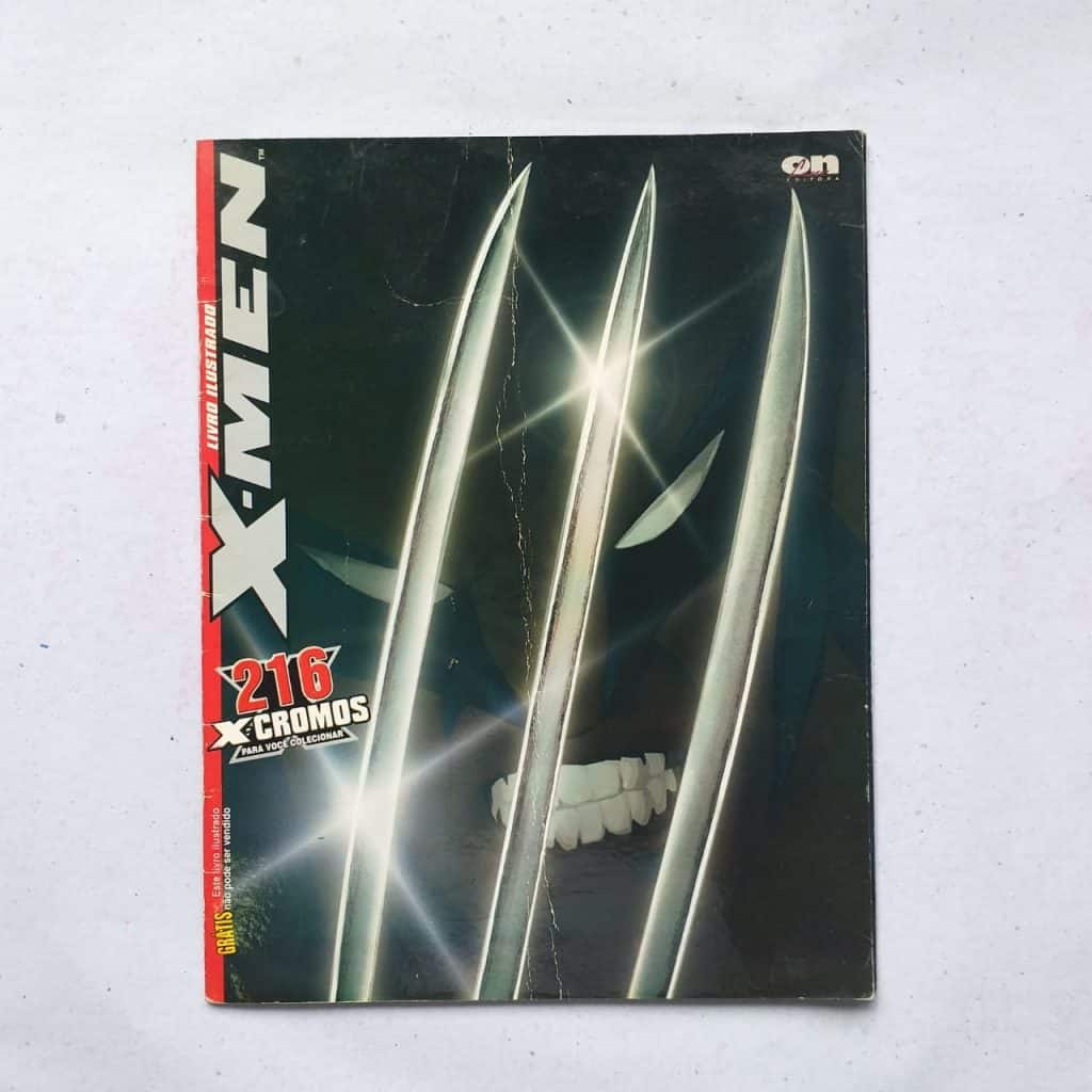 Álbum de Figurinhas - X-Men (Incompleto com 89 fig coladas) 2006
