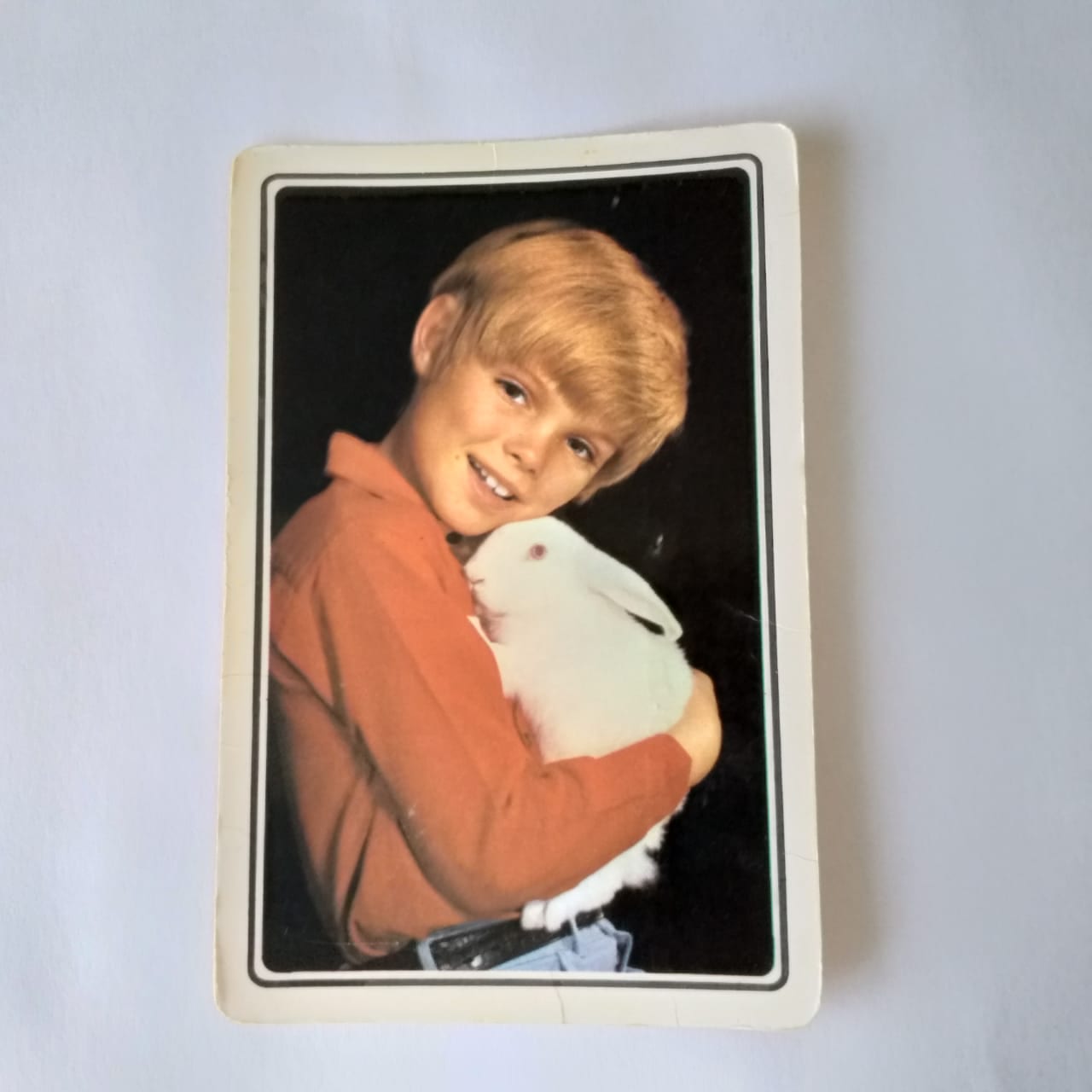 Calendário de Bolso (Tema Criança com animal) - Ano 1978