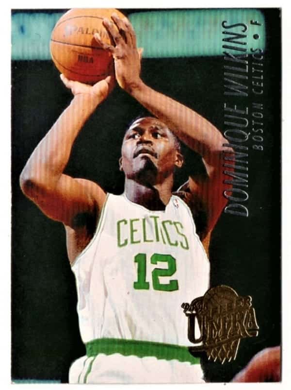 | Casa do Colecionador Card Fleer Ultra Nba 16 Dominique Wilkins Boston Celtics 1994 1995