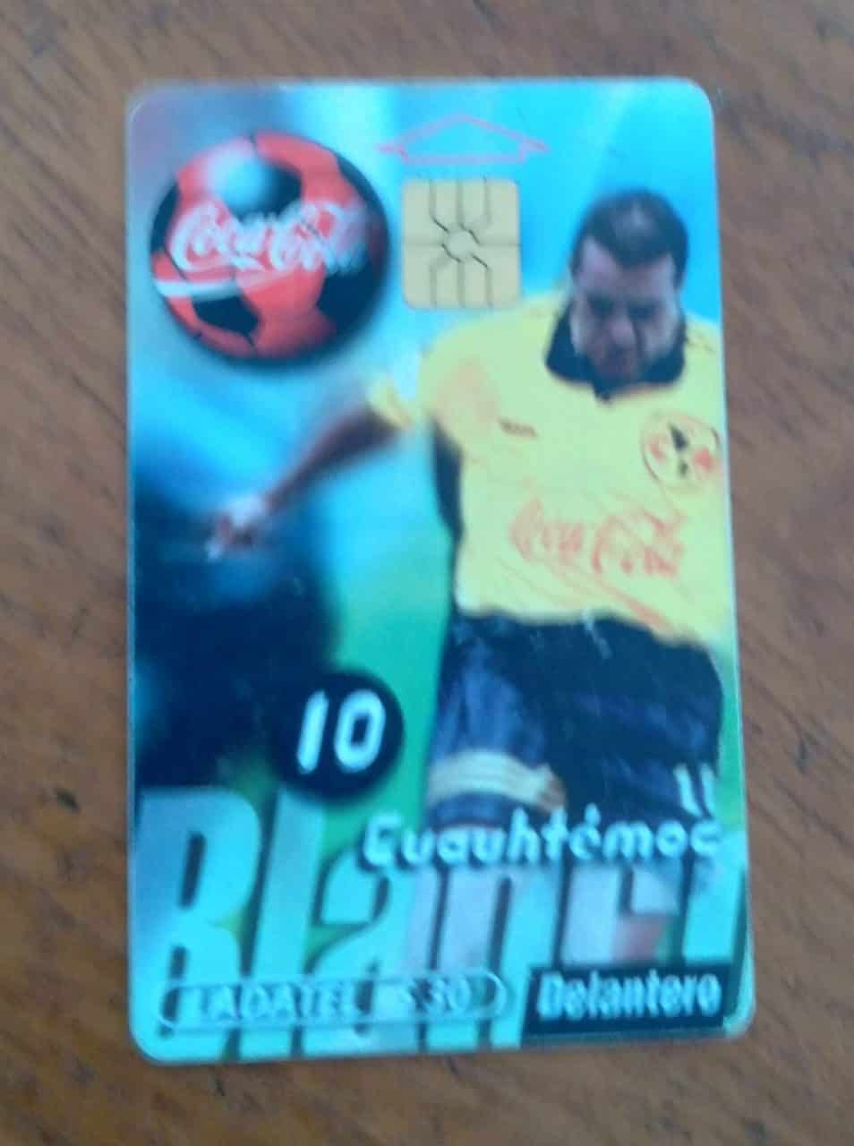 | Casa do Colecionador Cartão México Ladatel / Futebol Coca Cola Cuauhtemoc
