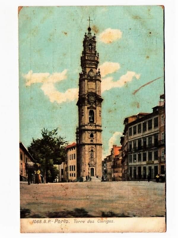 | Casa do Colecionador Cartao Postal Antigo - Portugal - Porto - Torre dos Clerigos - Anos 1900