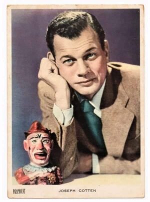 Cartao Postal Joseph Cotten Artista De Cinema - Anos 50 - Cromocart