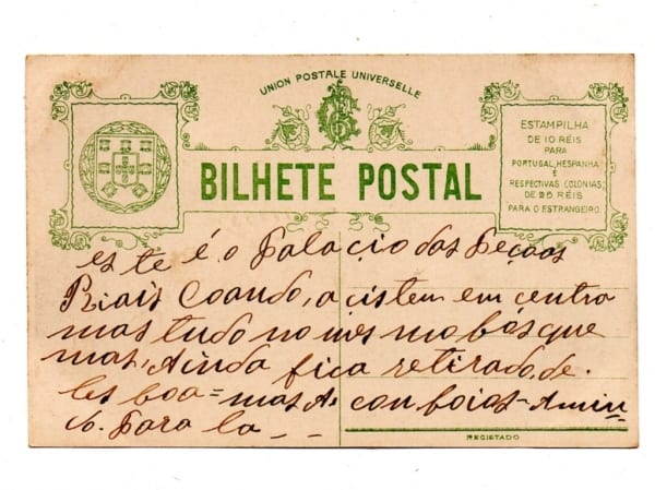 | Casa do Colecionador Cartao Postal - Palacio Real - Cintra - Portugal - Anos 1910
