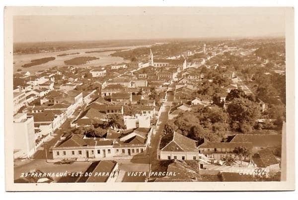 | Casa do Colecionador Cartao Postal Paranaguá ( PR ) - Vista Parcial - Anos 50