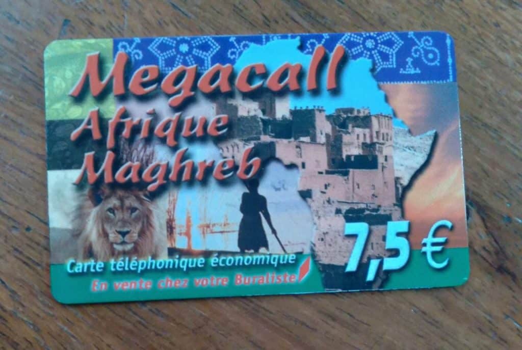 | Casa do Colecionador Cartão Pré pago Magacall Afrique Maghreb / Leão Castelo