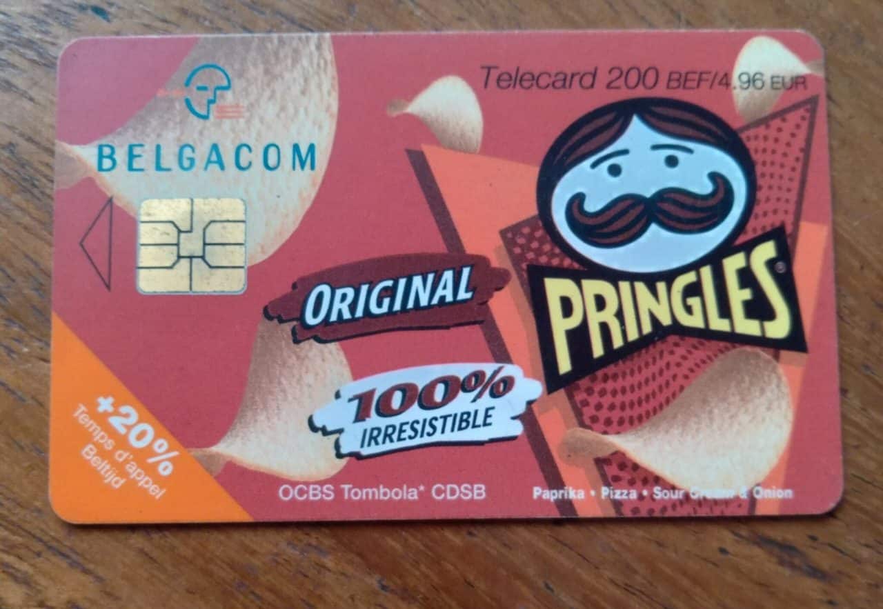 | Casa do Colecionador CTC Belgica Belgacom 2003 / Midia Pringles Original