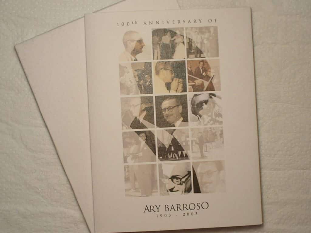 | Casa do Colecionador Estojo 100 Anos Ary Barroso 2003 / Prata Proof / cod. 3