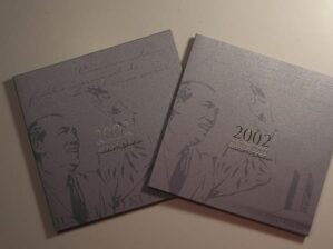 Estojo - ( "Centenário Juscelino" ) 2 Reais - 2002 - Prata Proof / Banco Central e casa da Moeda / Med.03