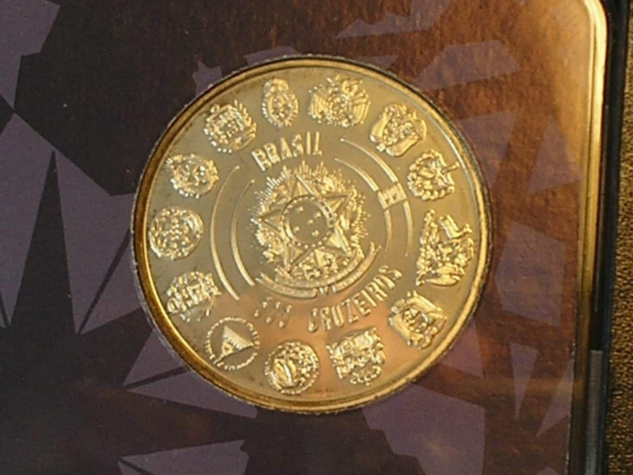 | Casa do Colecionador Estojo em prata Proof 500 Cr$ - 1492 / 1992 (V Centenário do Descobrimento da América) C-003