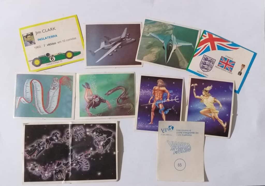 | Casa do Colecionador Figurinha do Álbum Viagem ao Mundo - 1992