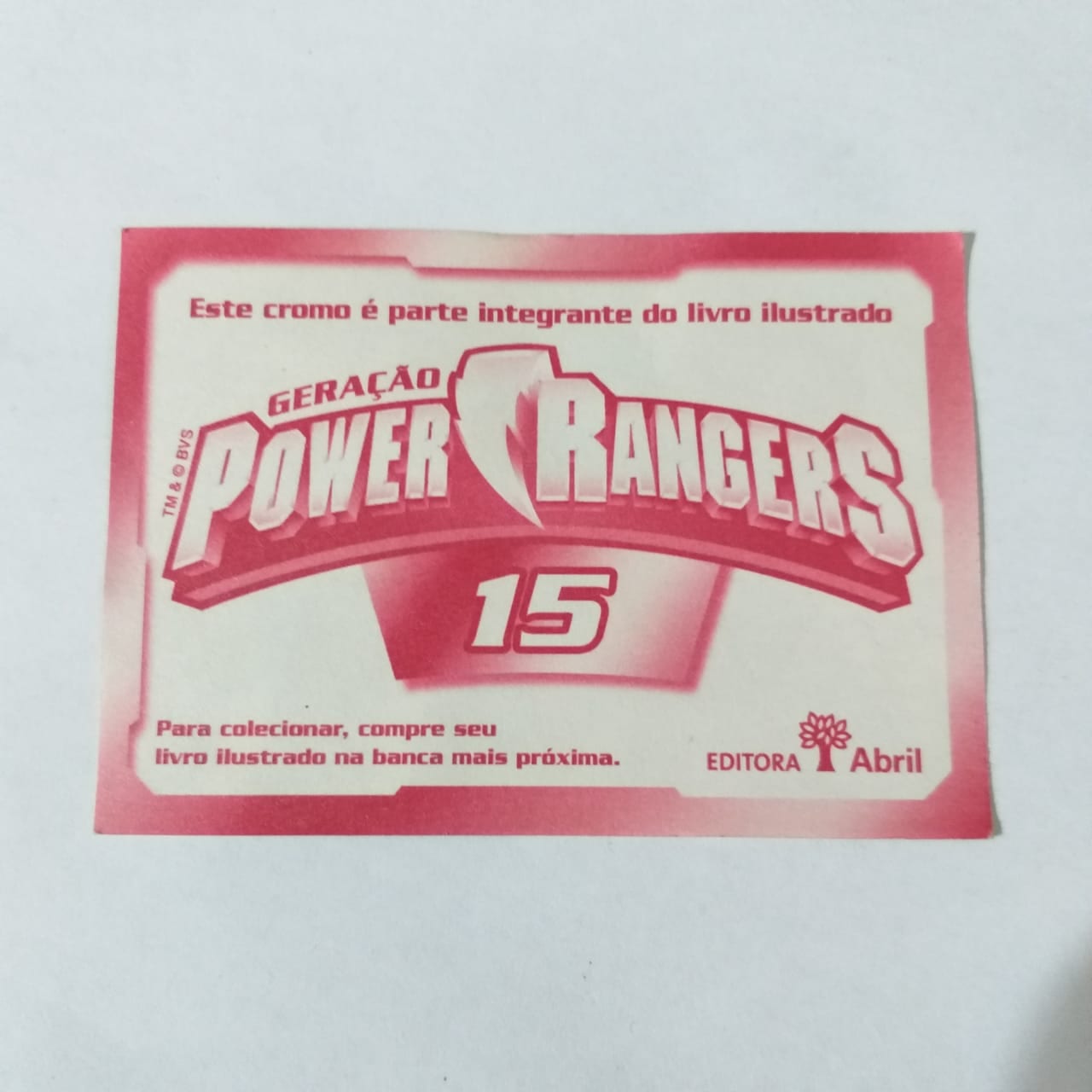 | Casa do Colecionador Figurinhas do Álbum Geração Power Rangers - 2006