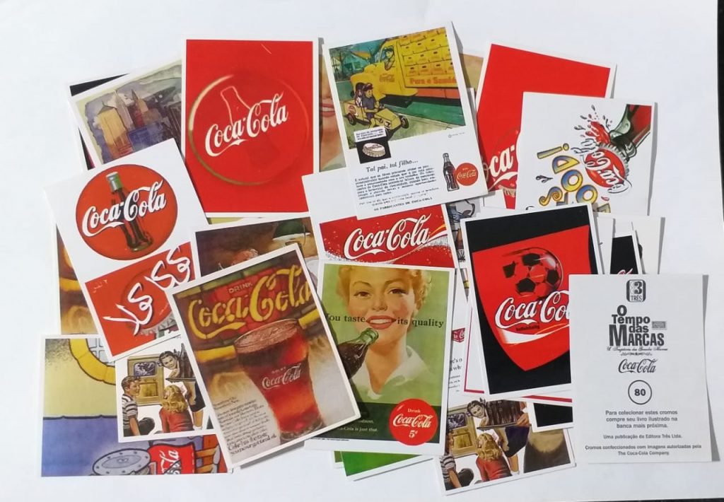| Casa do Colecionador Figurinhas do Álbum O Tempo das Marcas - Coca Cola - 2006