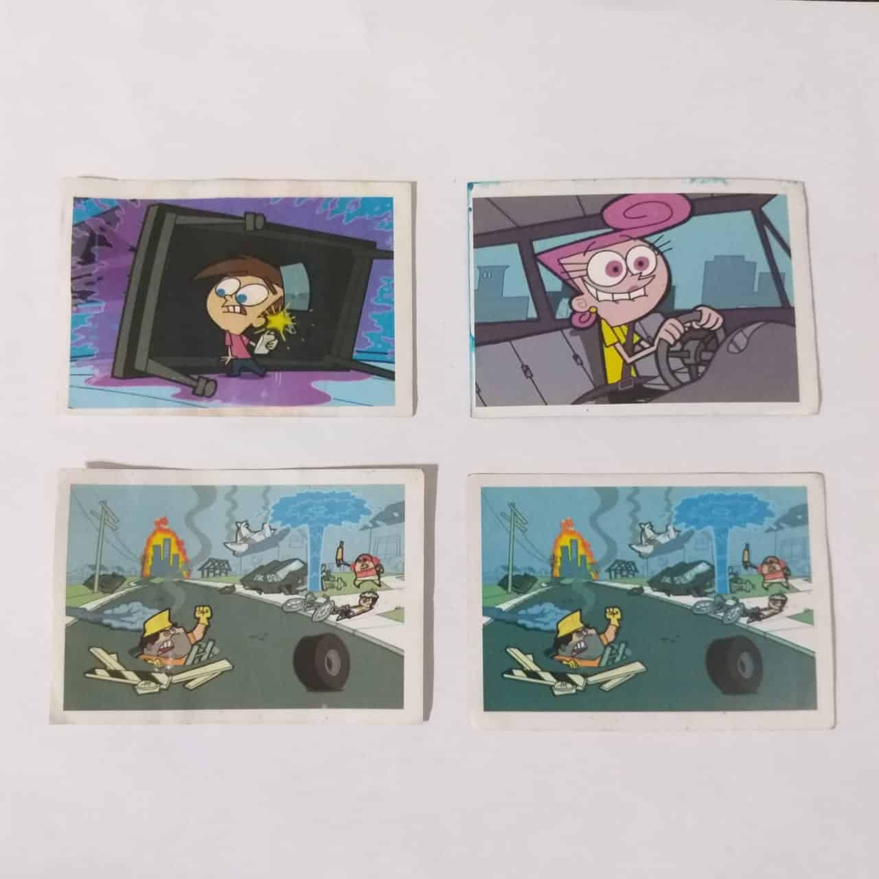 Figurinhas do Álbum Os Padrinhos Mágicos - 2002