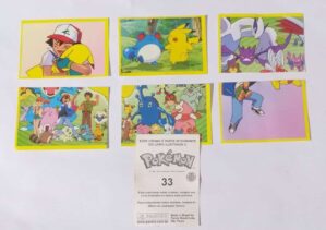 Figurinhas do Álbum Pokémon - Desconheço o Álbum - Ano 2001 (Lote com 6 fig)