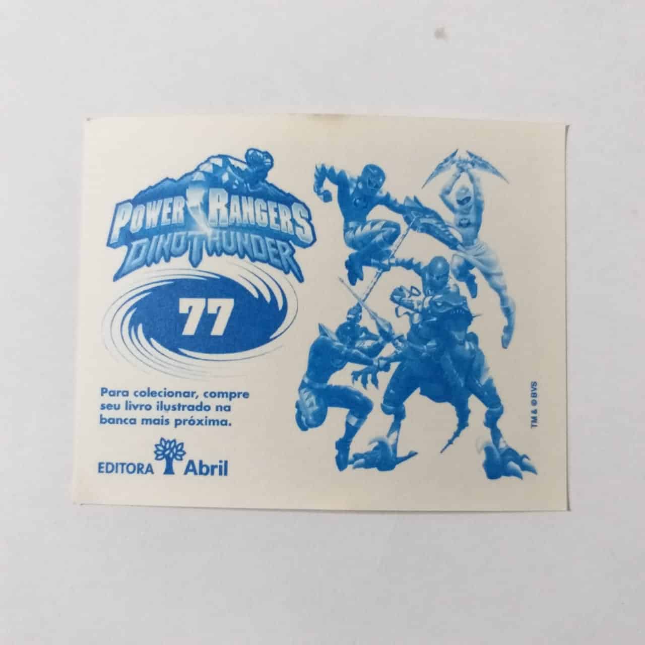 | Casa do Colecionador Figurinhas do Álbum Power Rangers Dino Thunder - 2007
