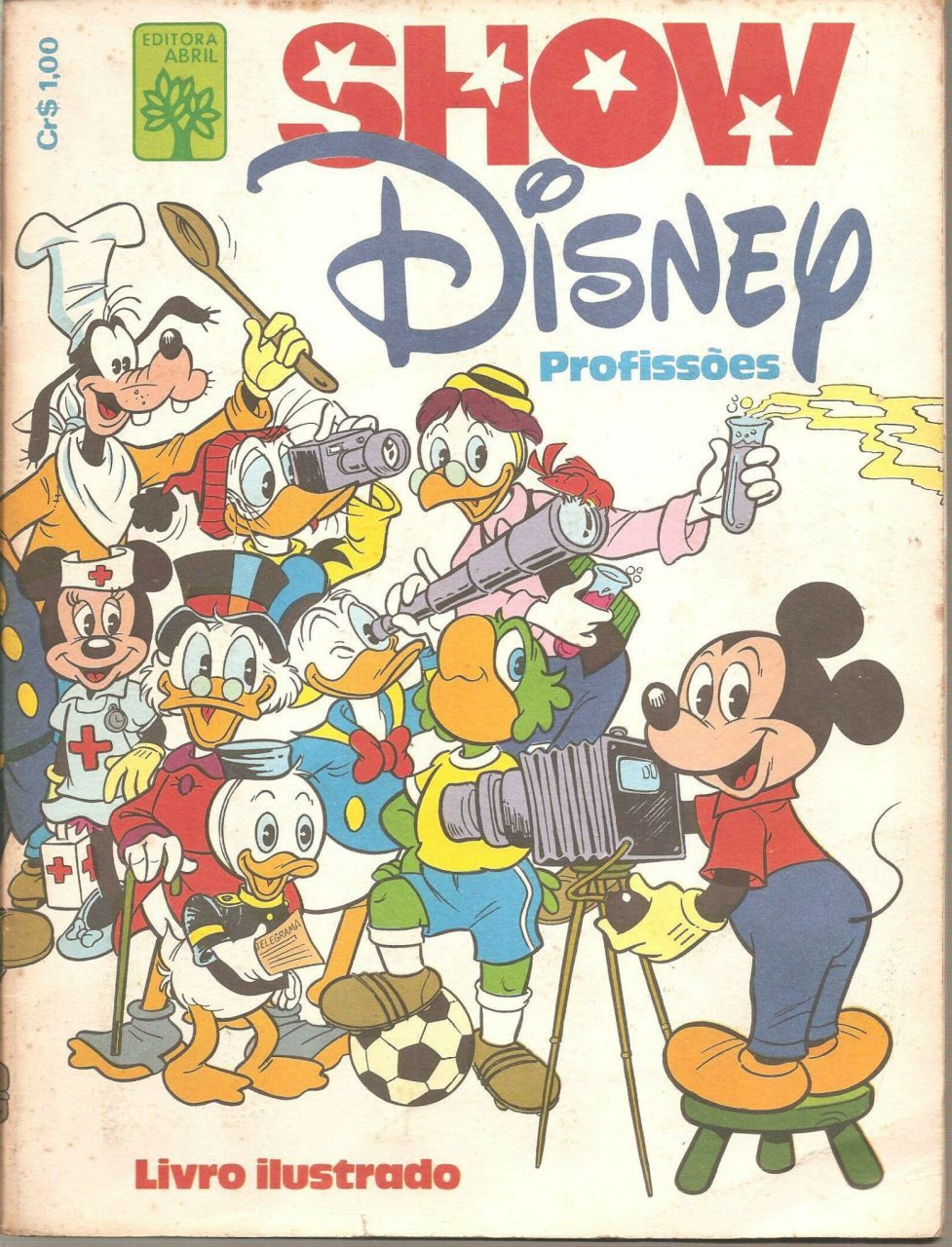 | Casa do Colecionador Figurinhas do Álbum Show Disney - Profissões - 1978