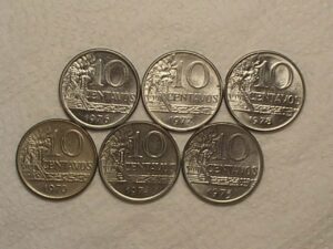 Flor) Série 10 Centavos - 1970/74/75/76/77/78 / cod.570.2