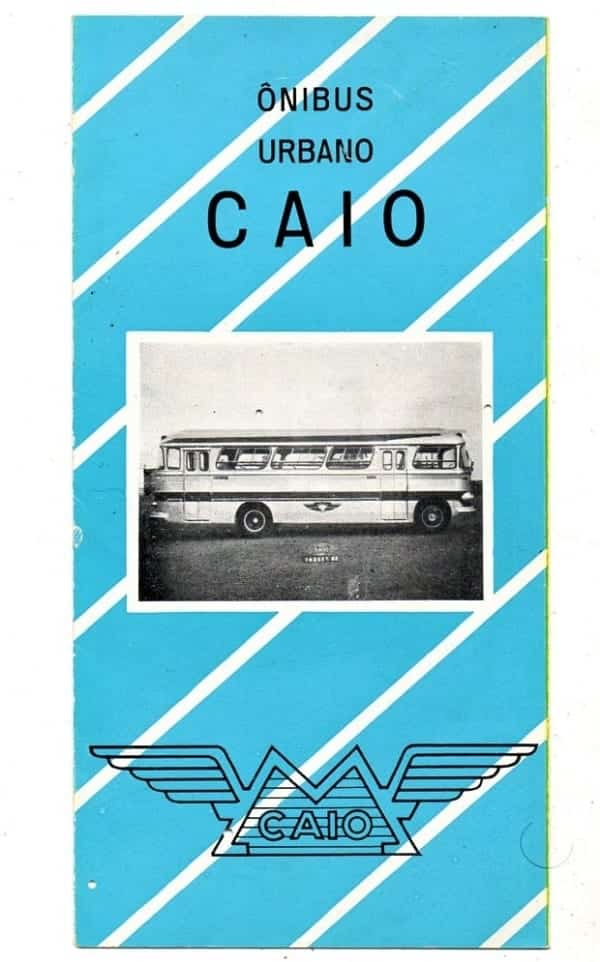 | Casa do Colecionador Folder Propaganda Onibus Urbano e Eletrico ( trolebus ) Caio - Caio Villares - Anos 60