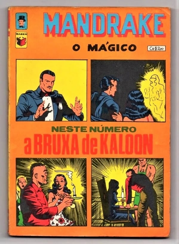 | Casa do Colecionador Hq / Gibi - Mandrake Nº 13 - Editora Saber - 1 Edição - 1971