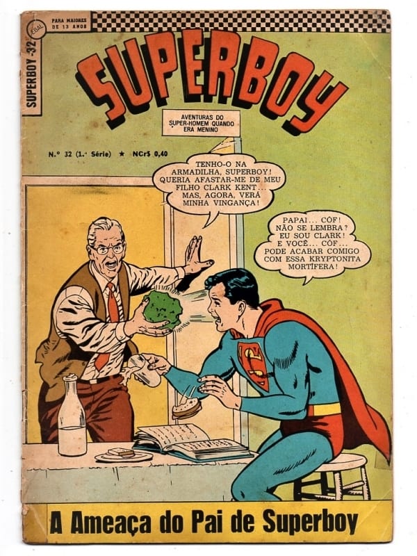 | Casa do Colecionador HQ - Gibi - Super Boy - 1 Série - Nº 32 - Ebal - 1968