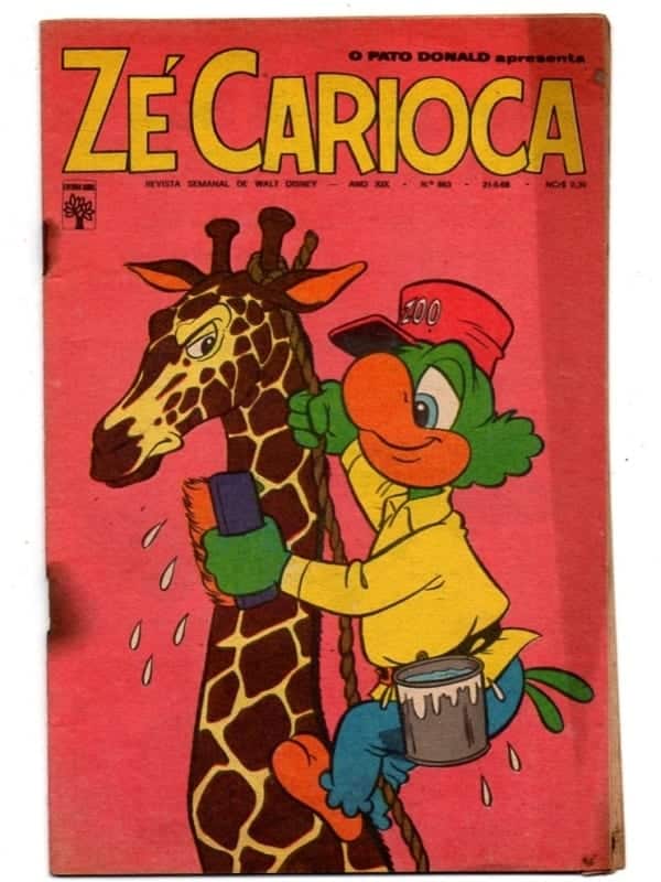 | Casa do Colecionador Hq - Zé Carioca - N° 863 - 21 Maio 1968 - Editora Abril