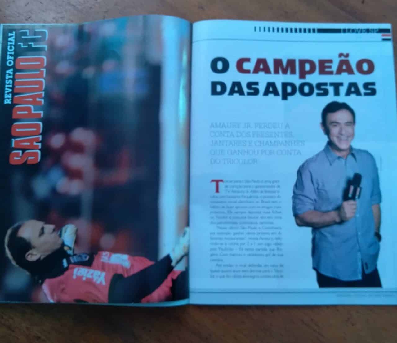 | Casa do Colecionador Revista Oficial São Paulo FC 44. Receita para o Título.