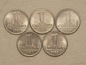 Série Completa) 1 Cruzeiro - 1957 / 1958 / 1959 / 1960 / 1961 ... Sob/Fc / cod. 760.4