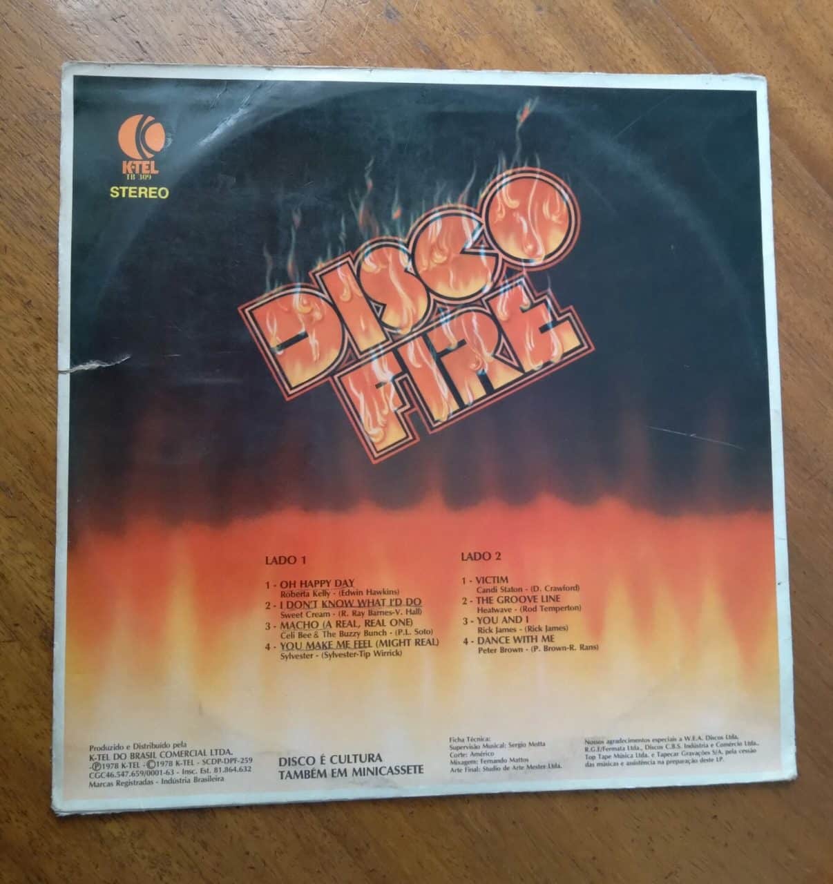 | Casa do Colecionador Vinil LP Disco Fire / Celi Bee Rick James Candy Staton