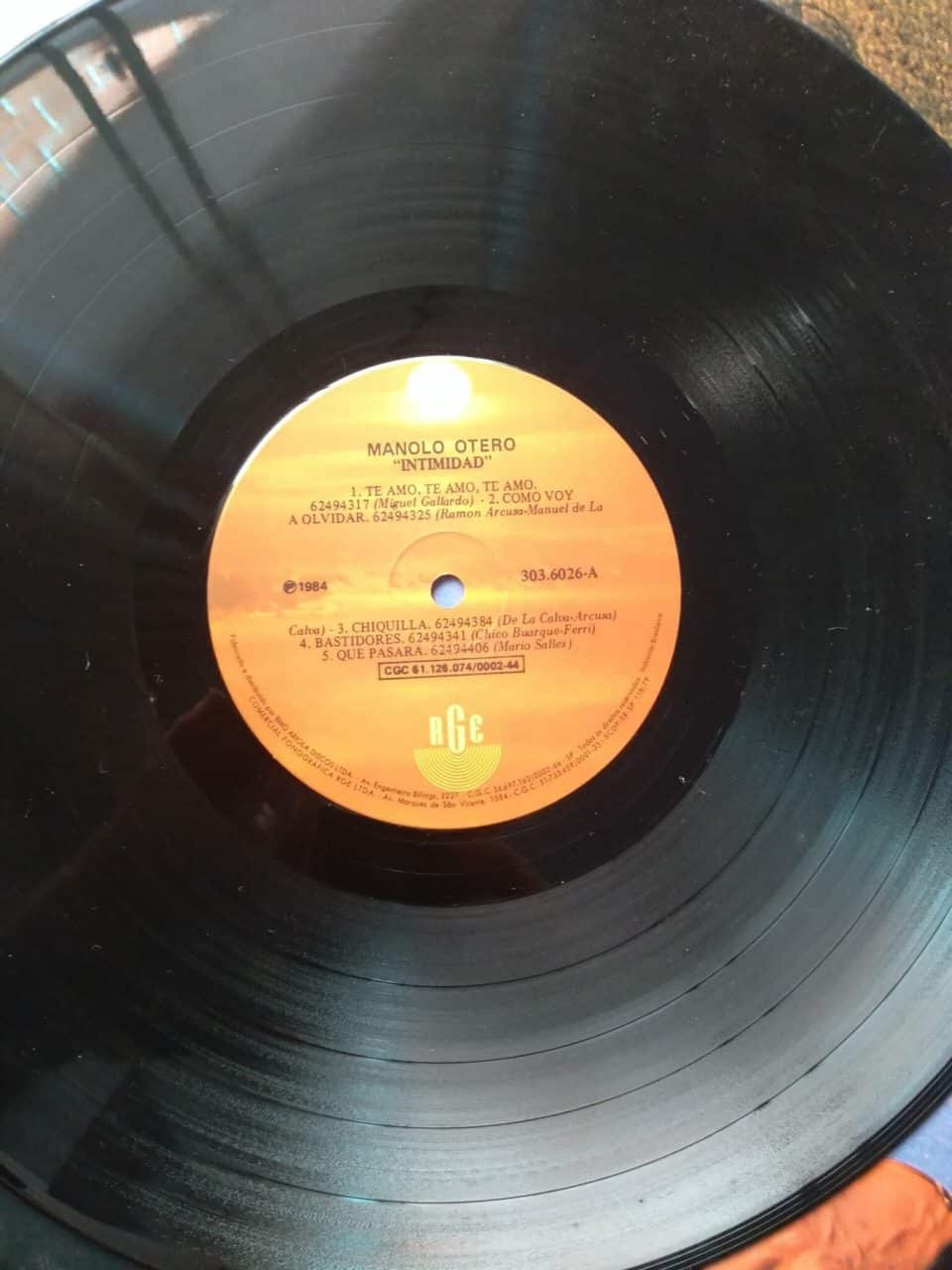 | Casa do Colecionador Vinil LP Manolo Otero / Intimidad