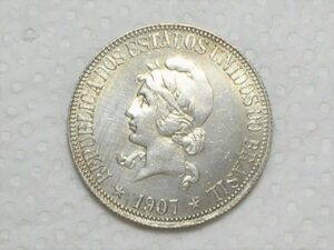 1.000 Réis - 1907 / Prata / Soberba / cod. 940.3
